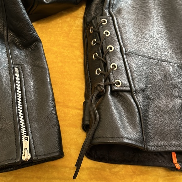 Women’s leather motorcycle jacket - Picture 16 of 16